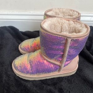 Girls Sequined Uggs